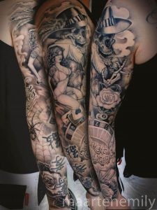 gangsta shit tattoos design by maarten