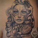 white highlighted tattoos design by maarten