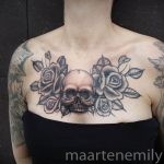 beautiful chest tattoos by maarten