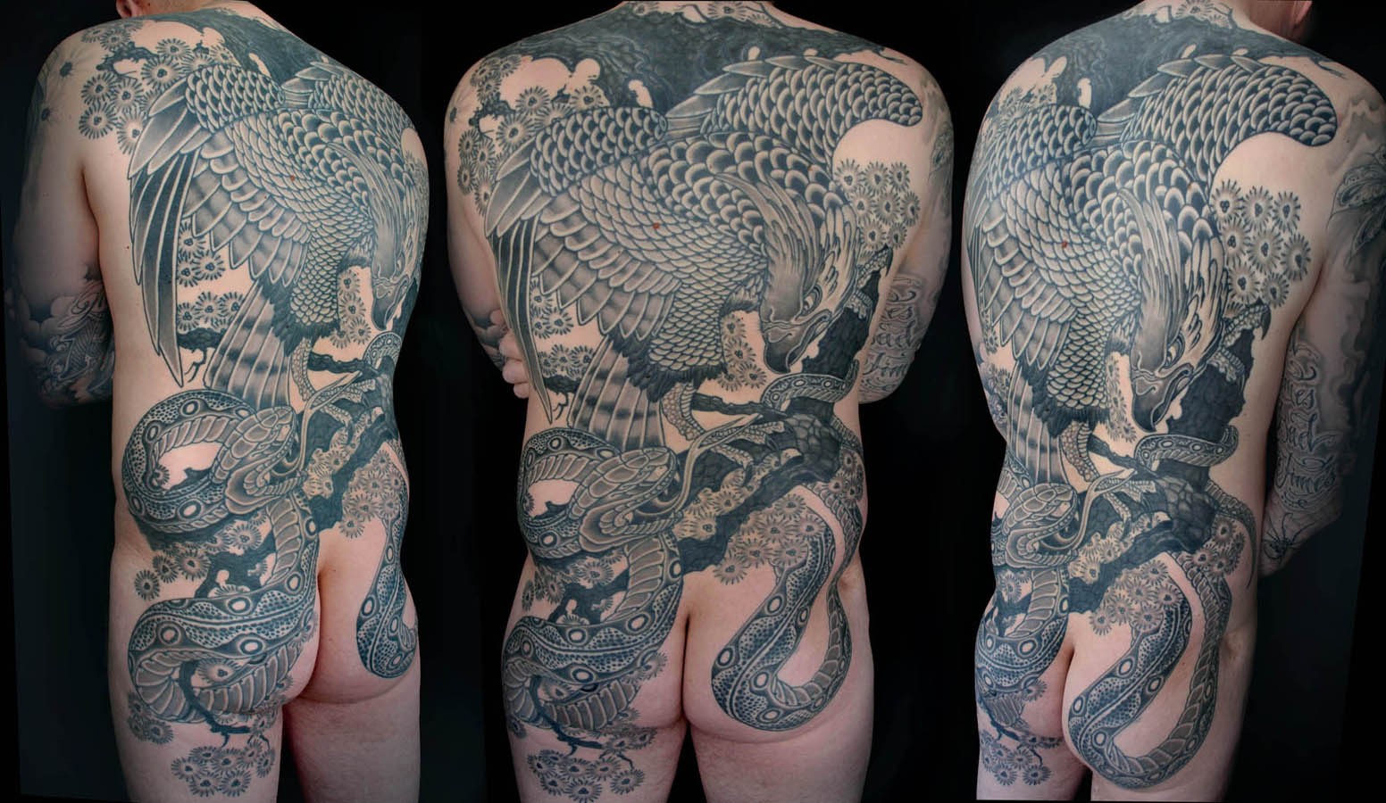 tattoos design by maarten, japanese backpiece