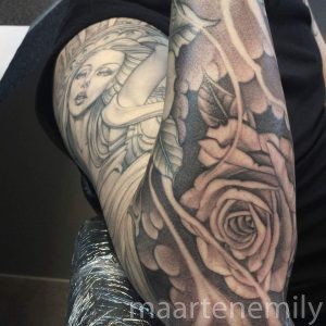 freehand tattoos design by maarten 1 needle